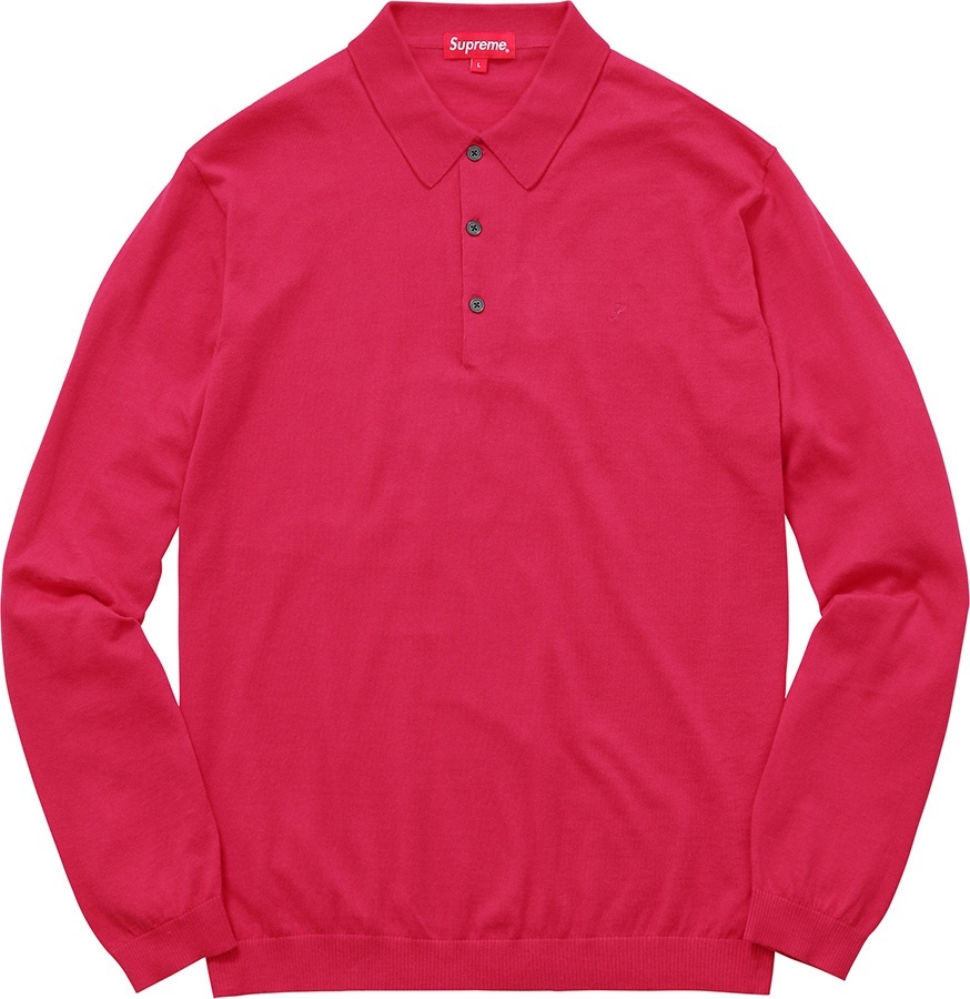 Knit L/S Polo view 2